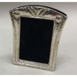 A stylish Arts and Crafts silver picture frame. Ap