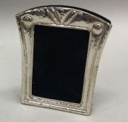 A stylish Arts and Crafts silver picture frame. Ap