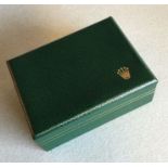 ROLEX: A green Rolex box. Est. £20 - £30.