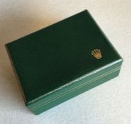 ROLEX: A green Rolex box. Est. £20 - £30.