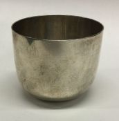 A heavy silver tumbler cup of typical form. London
