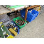 3x boxes various tools inc. electric power tools; heat gun, circular saw, K'Archer steamer,