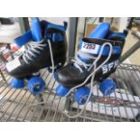 Pair of children's roller skates size UK 12J