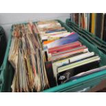 Crate of 45s, mixed genres