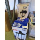 Small quantity of mixed outdoor lighting