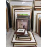 Collection of various framed and glazed pictures and prints