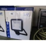 9 boxed LAP LED security lights