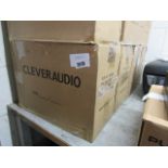 4x boxed sets of two Clever Audio speakers