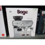 (TN80) Boxed Sage Barrista Express coffee machine