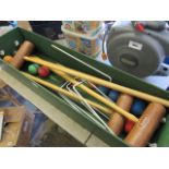 Victoria croquet set in wooden box