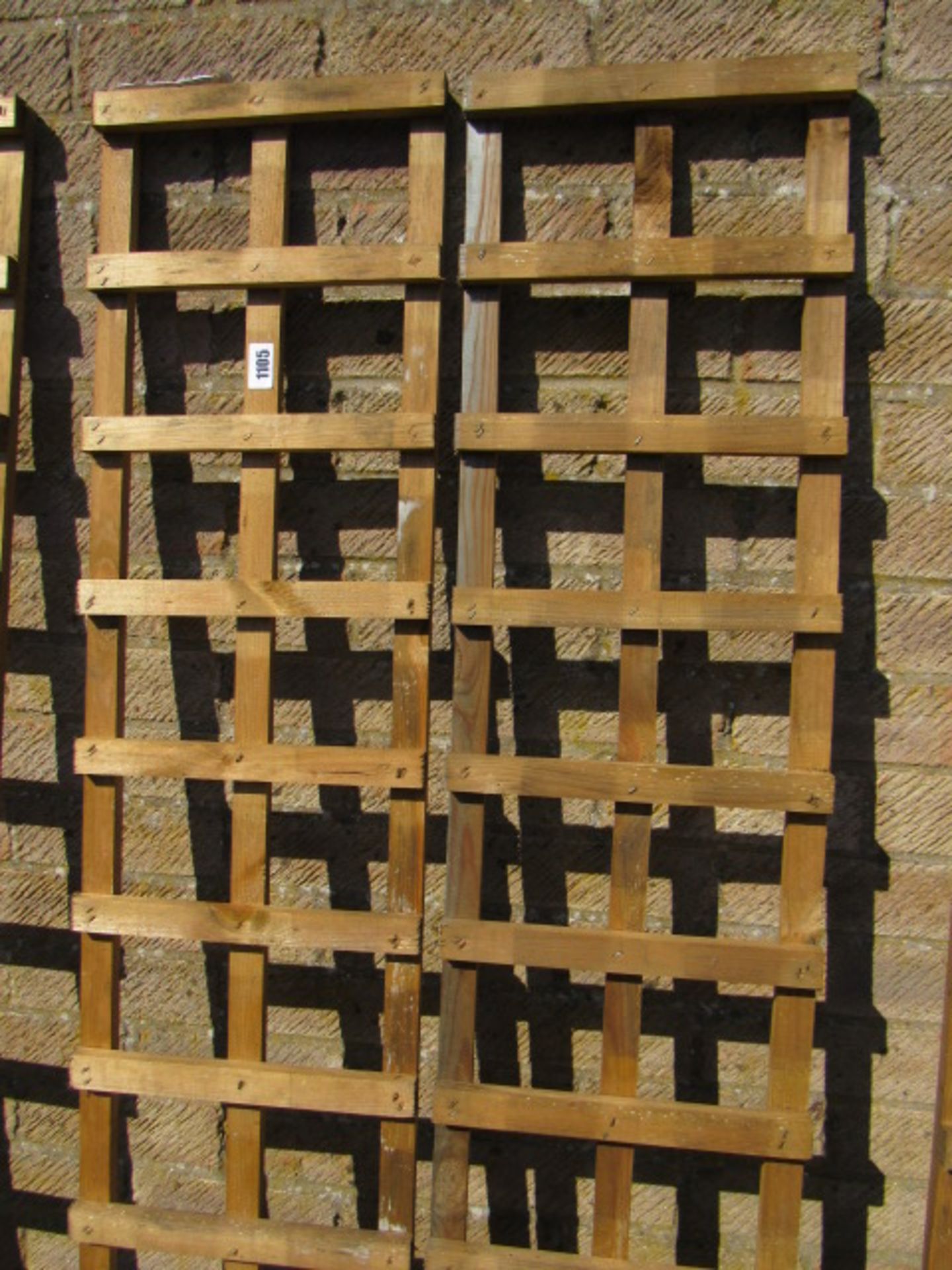 Pair of 6ftx1ft trellis panels