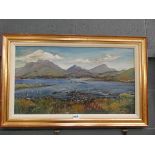 5029 - Oil on board 'Highland Loch'