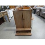 5318 - Hanging cabinet with pigeon holes and storage space under