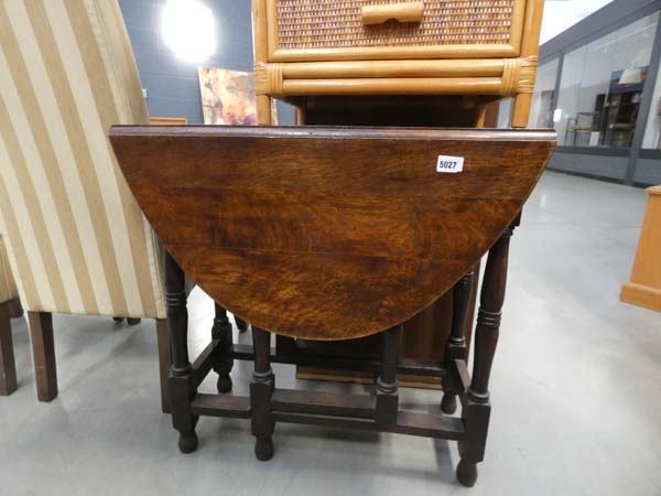5059 - Oak dropside table