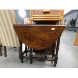 5059 - Oak dropside table