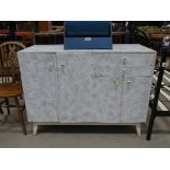 A painted 1950's sideboard