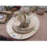 A quantity of Doulton Dubarry patterned crockery