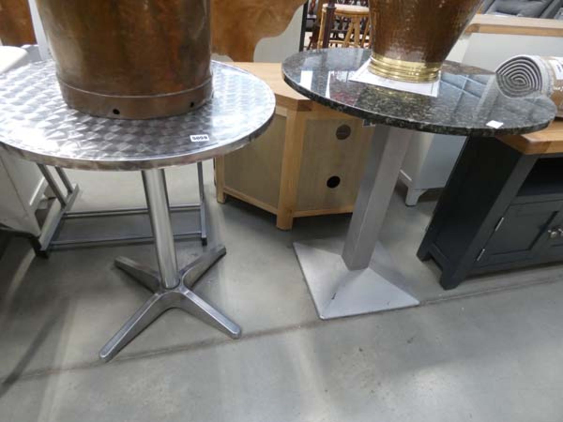 2 circular Bistro tables - Image 2 of 2