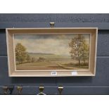 5064 - S.G.Anderson oil on board 'Cambridgeshire Farmland'