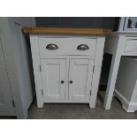 60 - Hampshire White Mini Sideboard (55)