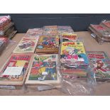 Quantity of 1970's and later Captain America, Warlord, Hotspur, Captain Britain and other comics