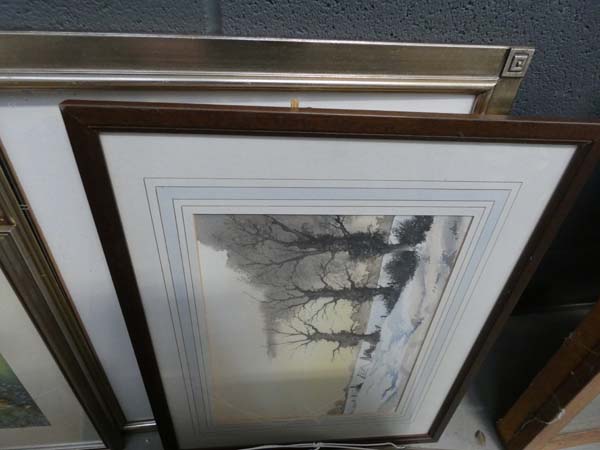 Quantity of prints and engravings to include 'The Seashore', winter landscapes, still life with - Image 4 of 4