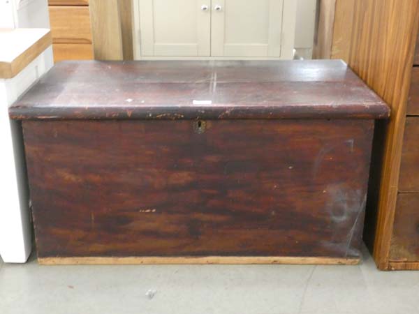 5365 - Painted pine storage box
