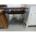 5158 - Black painted computer desk