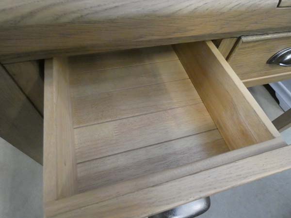 5 Heavy oak dressing table - Image 2 of 2