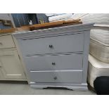 62 - Florence White 3 Drawer Chest (30)
