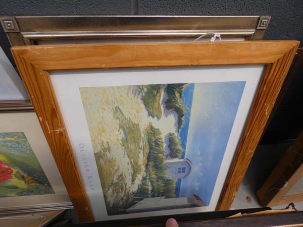 Quantity of prints and engravings to include 'The Seashore', winter landscapes, still life with - Image 3 of 4