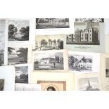 Of Local Interest: A group of 18th century and later loose engravings and book plates depicting