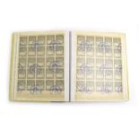 A 1930 album of Venezuelan airmail stamps,