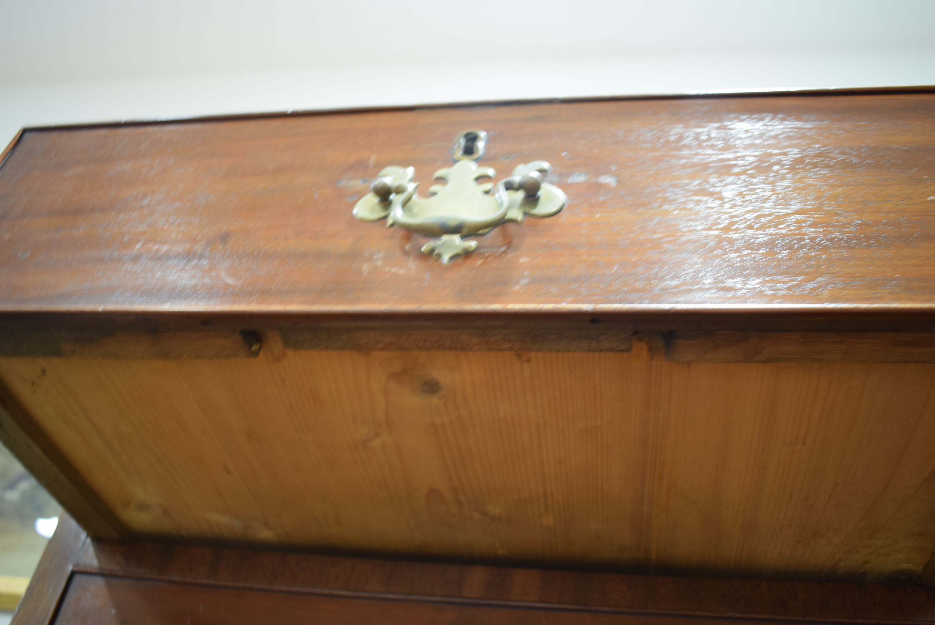 An early 19th century and later mahogany chest-on-chest, - Image 15 of 17