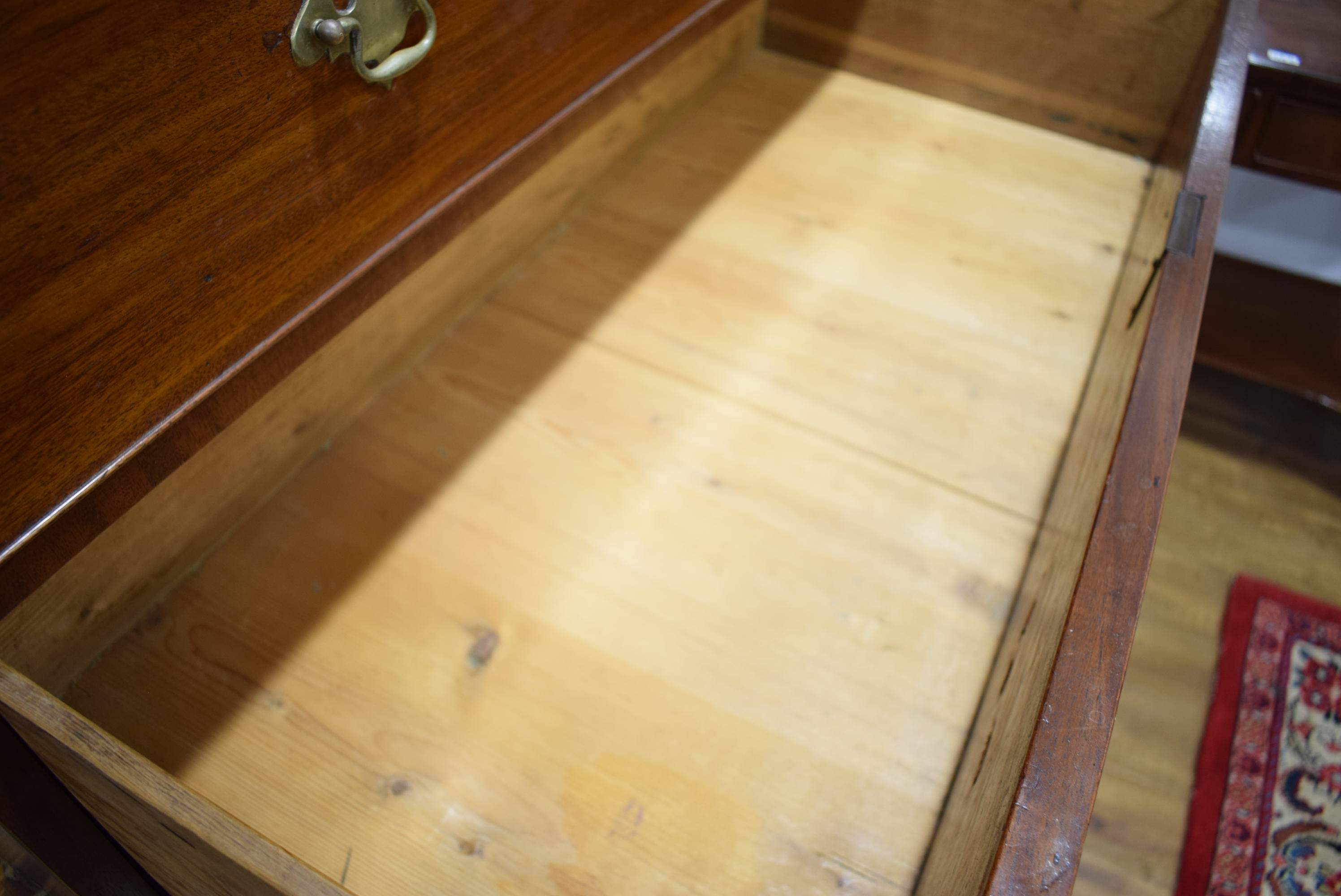 An early 19th century and later mahogany chest-on-chest, - Image 11 of 17