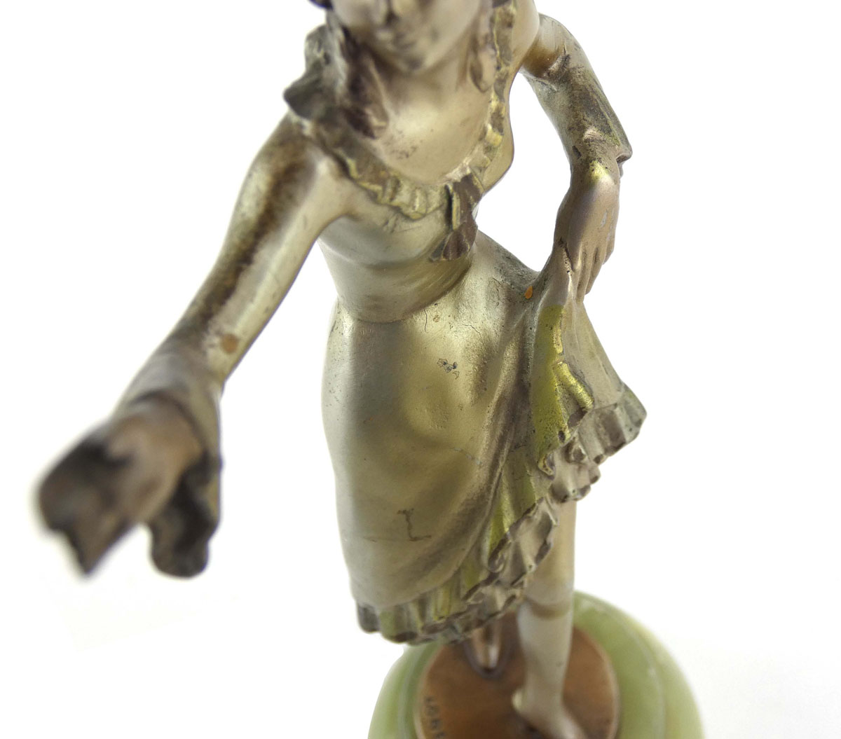 After Josef Lorenzl (1892-1950), a pair of lacquered bronze figures, - Image 3 of 21