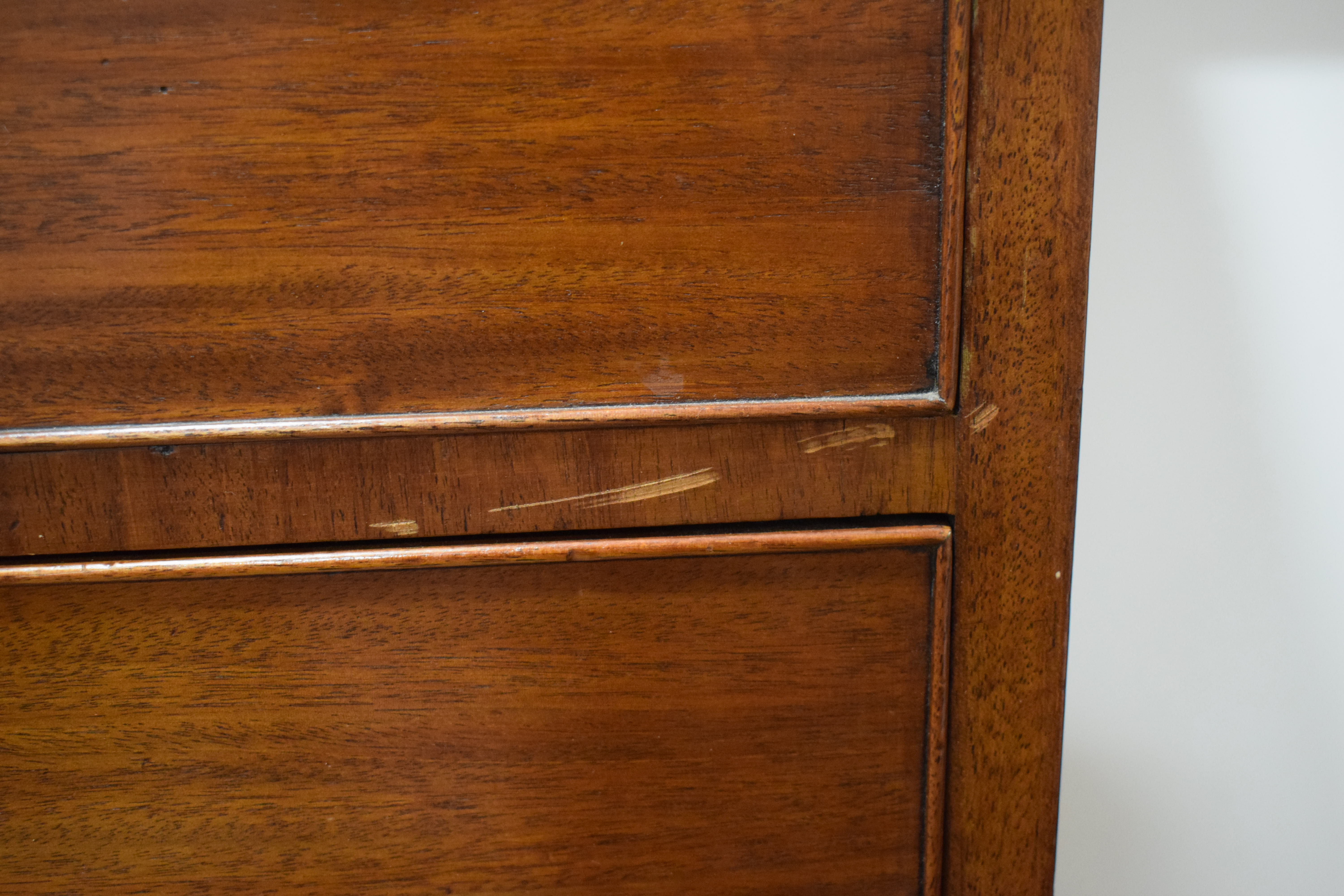 An early 19th century and later mahogany chest-on-chest, - Image 2 of 17