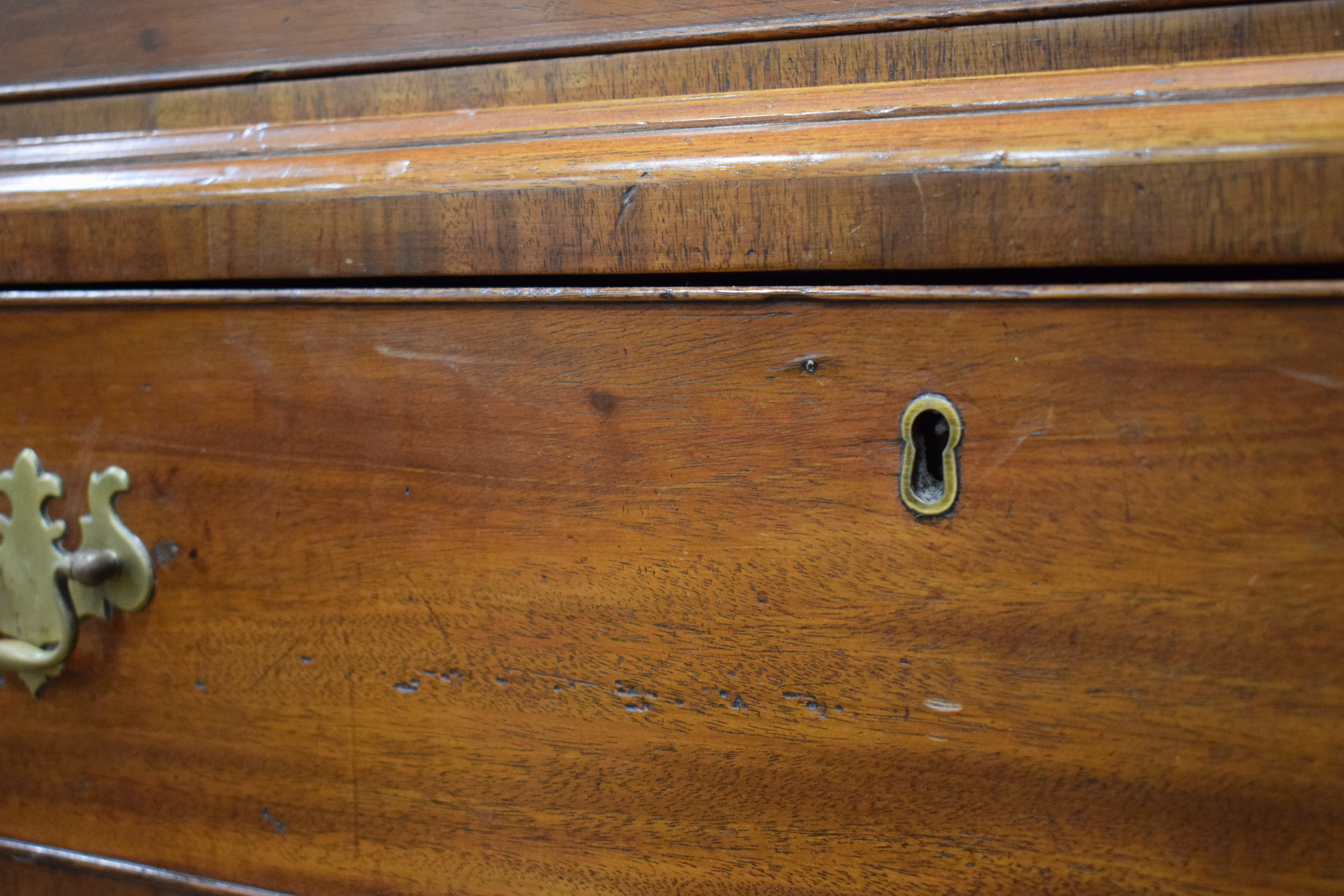 An early 19th century and later mahogany chest-on-chest, - Image 9 of 17