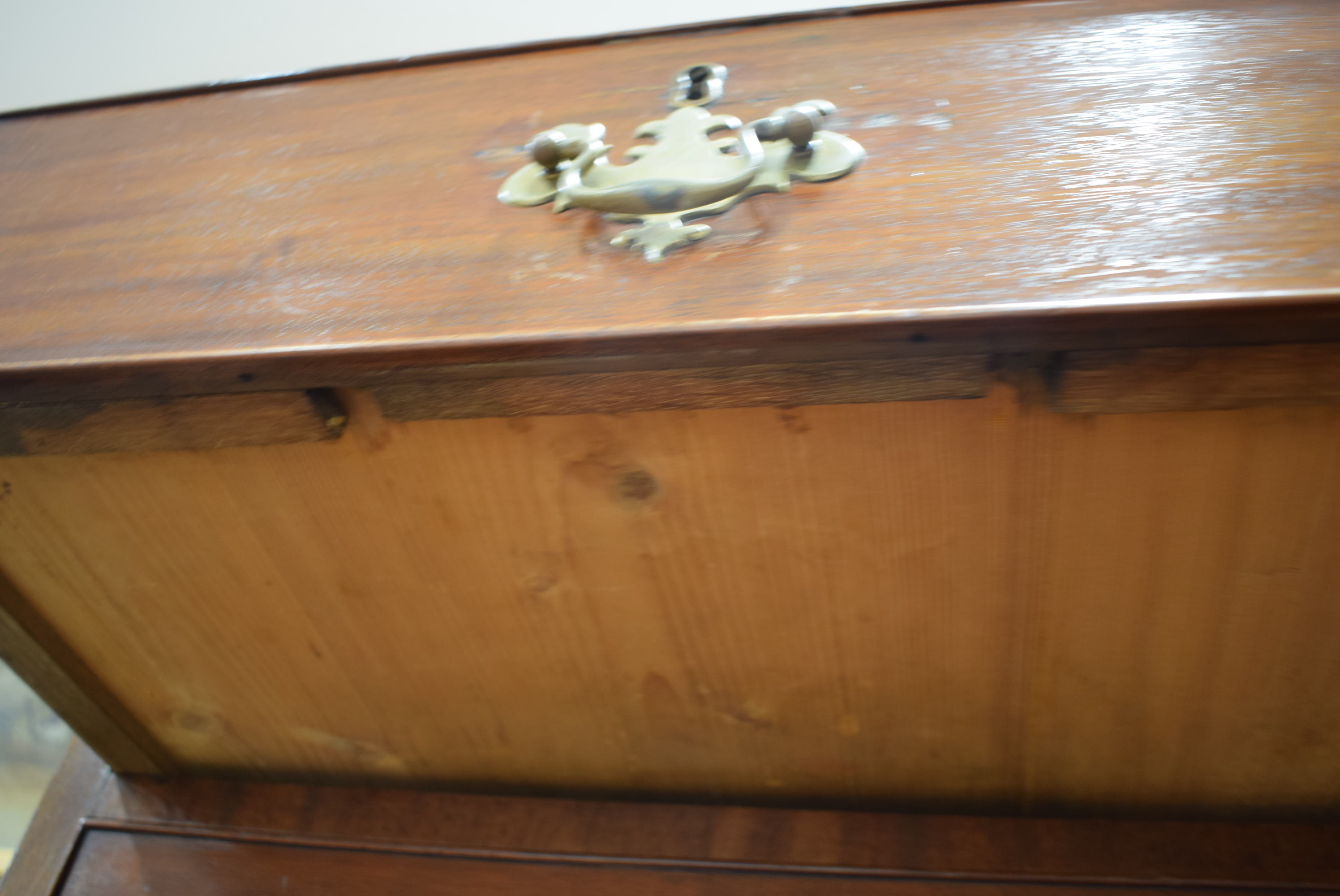 An early 19th century and later mahogany chest-on-chest, - Image 14 of 17