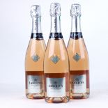 3 bottles of Langlois Chateau Cremant de Loire Rose Brut France