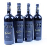 4 bottles of Fratelli Wines "Sette" VII 2012 Red Maharashtra India