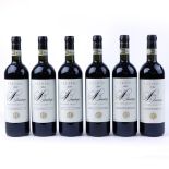 6 bottles of Felsina Berardenga Chianti Classico DOCG Tuscany Italy