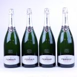 4 Magnums of Fratelli Lunelli Ferrari Metodo Classico Maximum Brut DOC Sparkling Trento 1.