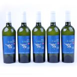 A box of 5 bottles of Valle Dell'Acate Zagra Grillo 2017 Sicilia Italy