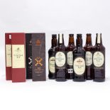 A collection of 10 ales, Fullers Vintage Ales 2012, 2013,