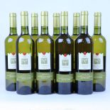 A box of 9 bottles of Chateau Ksara Chardonnay Cuvee du Pape 2014 Bekaa Valley Lebanon