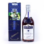 A bottle of F&F Martell Cordon Bleu Old Classic Cognac with box 40% 70cl