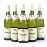 A box of 5 bottles of Bouchard Pere & Fils Macon Lugny Saint Pierre 2016 white Burgundy France