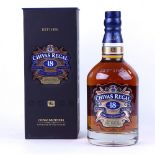 A bottle of Chivas Regal 18 year old Gold Signature Scotch Whisky with box 40% 75cl