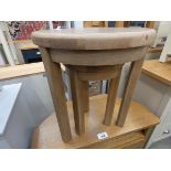 5094 Wessex smoked oak nest of 2 tables